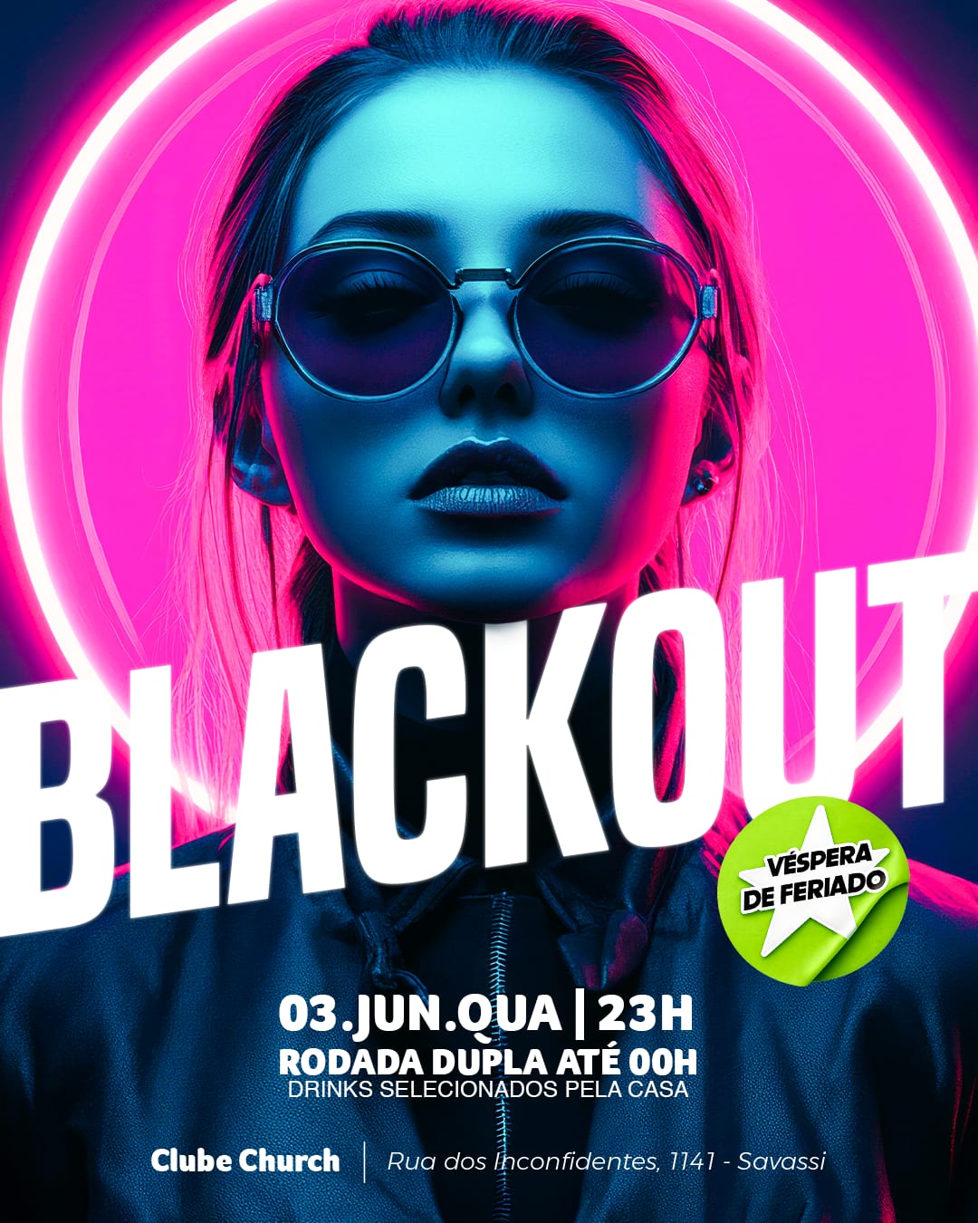 BLACKOUT (PRÉ-FERIADO)